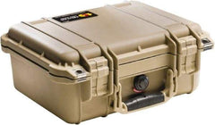 Pelican Products, Inc. - 11-5/8" Wide x 6" High, Clamshell Hard Case - Tan, Polyethylene - Makers Industrial Supply