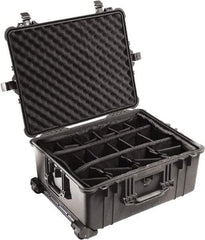 Pelican Products, Inc. - 19-11/16" Wide x 11-7/8" High, Clamshell Hard Case - Black, Polyethylene - Makers Industrial Supply