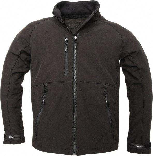 Viking - Size 3XL Cold Weather Jacket - Black, Polyester, Zipper Closure, 55" Chest - Makers Industrial Supply