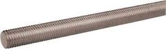 Made in USA - 1/2-20 UNF (Fine), 12' Long, Stainless Steel General Purpose Threaded Rod - Uncoated, Right Hand Thread - Makers Industrial Supply