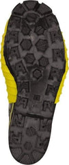 Viking - Men's Size 13 Medium Width Steel Work Boot - Black, Yellow, Rubber Upper, Nitrile Rubber Outsole, 16" High, Non-Slip, Chemical Resistant, Waterproof, Electric Shock Resistant - Makers Industrial Supply