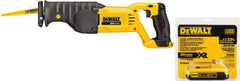 DeWALT - 20V, 0 to 3,000 SPM, Cordless Reciprocating Saw - 1-1/8" Stroke Length, Lithium-Ion Batteries Included - Makers Industrial Supply