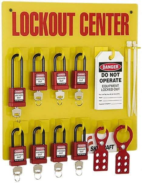 Ability One - Equipped Lockout Device & Tag Station - Makers Industrial Supply