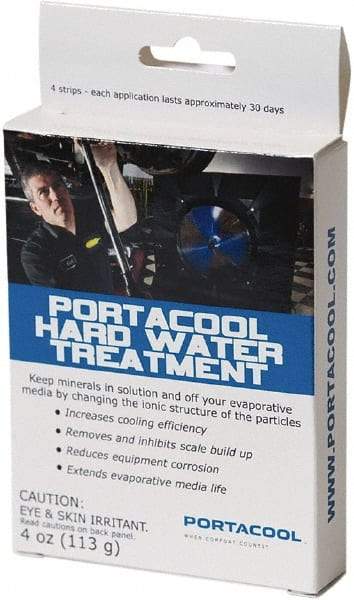 PortaCool - 4 x30 Day, Evaporative Cooler Mineral Treatment - 5-1/2" Long x 3/4" Wide x 3-3/4" High, For Use with All Portacool Units - Makers Industrial Supply