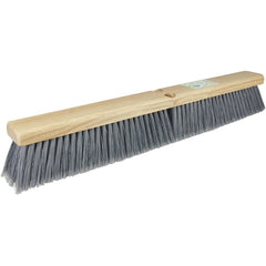 24″ Green Works Sweep, Fine Grey Fill with Rubberwood Block - Makers Industrial Supply