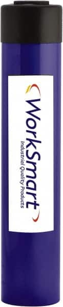 Value Collection - 25 Ton, 12.2" Stroke, 62.83 Cu In Oil Capacity, Portable Hydraulic Single Acting Cylinder - 5.15 Sq In Effective Area, 16.77" Lowered Ht., 28.97" Max Ht., 2.56" Cyl Bore Diam, 2.24" Plunger Rod Diam, 10,000 Max psi - Makers Industrial Supply
