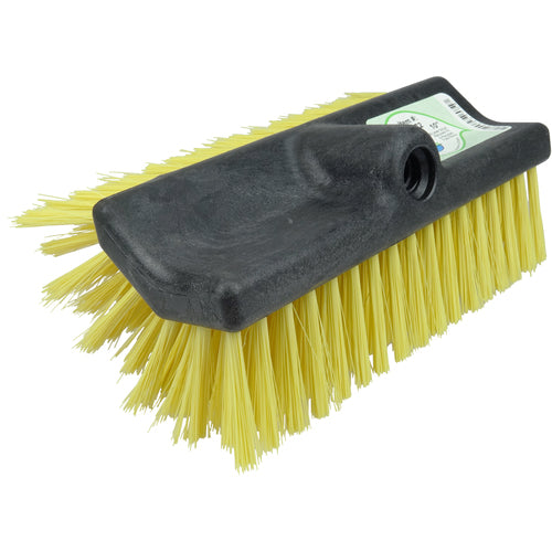 10″ - Bi-Level Scrub Brush, Recycled PET Fill - Makers Industrial Supply