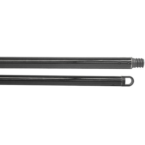 48″ Metal Handle, Threaded, 3/4″ Diameter, Black - Makers Industrial Supply