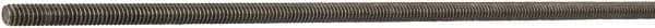 Made in USA - 3/8-16 2" OAL Fully Threaded Stud - Carbon Steel, Oil Finish, Inch & Metric - Makers Industrial Supply