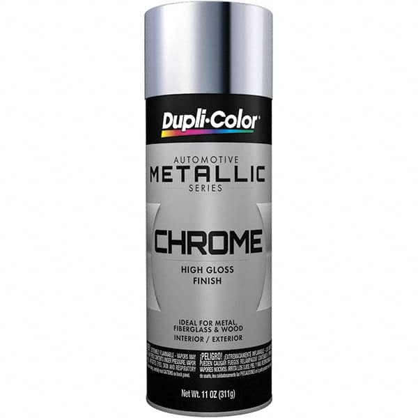 Dupli-Color - Automotive Chrome Instant Enamel Spray - 11 oz Aerosol Can - Makers Industrial Supply