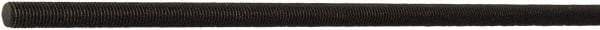 Value Collection - 1/4-20 UNC (Coarse), 3' Long, Stainless Steel General Purpose Threaded Rod - Black Oxide Finish, Right Hand Thread - Makers Industrial Supply