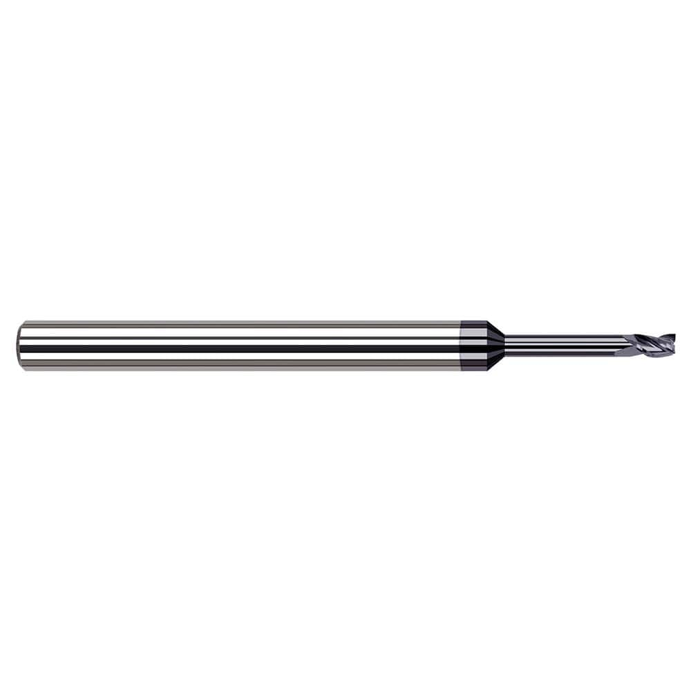 Harvey Tool - Square End Mills Mill Diameter (mm): 0.80 Mill Diameter (Inch): 1/32 - Makers Industrial Supply