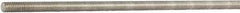 Made in USA - 1/2-13 UNC (Coarse), 3' Long, Aluminum General Purpose Threaded Rod - Uncoated, Right Hand Thread - Makers Industrial Supply