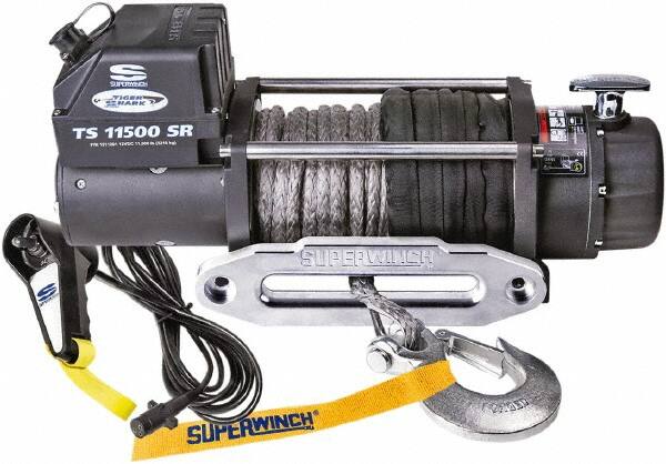 Superwinch - 11,500 Lb Capacity, 80' Cable Length, Automotive Heavy-Duty Recovery Winch - Makers Industrial Supply