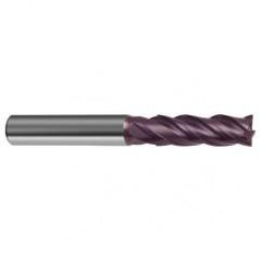 7/16" Dia. - 4-1/2" OAL - 4 FL Variable Helix Firex Carbide End Mill - Makers Industrial Supply