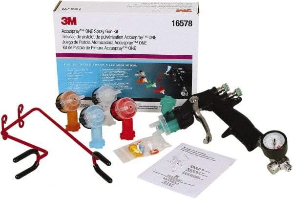 3M - Pressure Feed Paint Spray Gun - 20 Min psi - Makers Industrial Supply