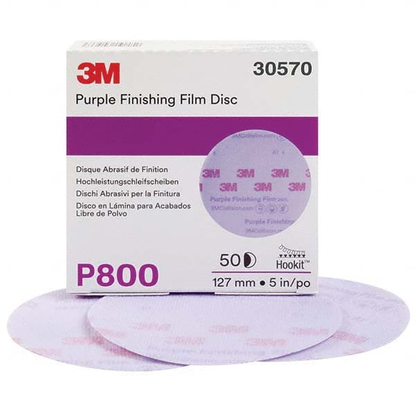 3M - Hook & Loop Discs Abrasive Type: Film Disc Disc Diameter (Inch): 5 - Makers Industrial Supply