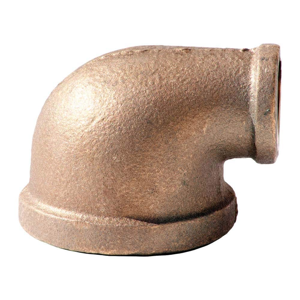 Merit Brass - Brass & Chrome Pipe Fittings Type: Reducing Elbow Fitting Size: 2 x 3/4 - Makers Industrial Supply