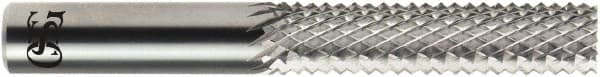 OSG - 3/16" Diam, 1" LOC, End Mill End, Solid Carbide Diamond Pattern Router Bit - Right Hand Cut, 3" OAL, 1/4" Shank Diam - Makers Industrial Supply