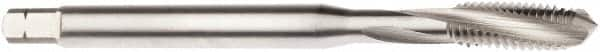 Seco - M10x1.50 Metric 3 Flute 6H Modified Bottoming Spiral Flute Tap - Powdered Metal, Bright Finish, 100mm OAL, Right Hand Flute, Right Hand Thread, H6 - Exact Industrial Supply