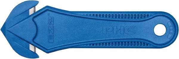 PHC - Recessed/Hook Blade Safety Cutter - Blue Glass Filled Nylon Handle, 1 Blade Included - Makers Industrial Supply