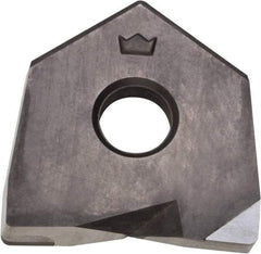 Millstar - BDS32 Grade CM10 PCD Milling Insert - Uncoated, 0.2" Thick, 32mm Inscribed Circle, 1mm Corner Radius - Makers Industrial Supply