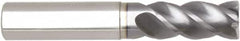 Niagara Cutter - 1/4", 4 Flute, Single End, Solid Carbide, 0.02" Corner Radius End Mill - 2-1/2" OAL, Right Hand Flute, 1/2" LOC, Right Hand Cut, 3/4" Extended Reach - Makers Industrial Supply