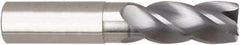 Niagara Cutter - 5/16", 4 Flute, Single End, Solid Carbide, 0.02" Corner Radius End Mill - 3" OAL, Right Hand Flute, 5/8" LOC, Right Hand Cut, 15/16" Extended Reach - Makers Industrial Supply