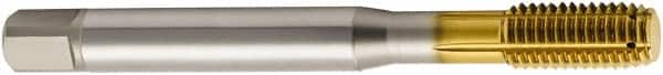 Seco - M14x1.50 Metric 6HX H6 Thread Limit Modified Bottoming Thread Forming Tap - Vanadium High Speed Steel, TiN Finish, 100mm OAL, 21mm Thread Length, Right Hand Thread - Exact Industrial Supply