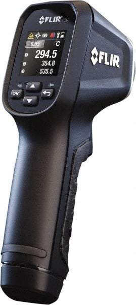 FLIR - -30 to 650°C (-22 to 1,202°F) Infrared Thermometer - 24:1 Distance to Spot Ratio - Makers Industrial Supply