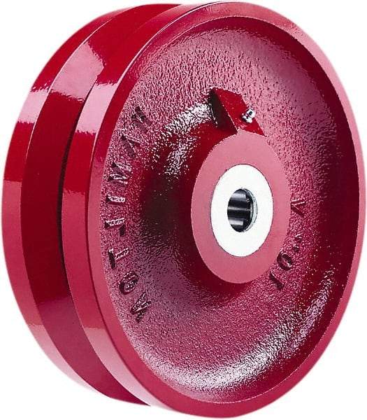 Hamilton - 10 Inch Diameter x 3 Inch Wide, Cast Iron Caster Wheel - 3,000 Lb. Capacity, 3-1/4 Inch Hub Length, 1-1/4 Inch Axle Diameter, Tapered Roller Bearing - Makers Industrial Supply