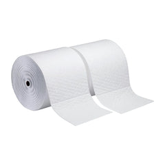 Pads, Rolls & Mats; Product Type: Roll; Application: Oil Only; Overall Length (Feet): 150.00; Total Package Absorption Capacity: 40.2 gal; Material: Polypropylene; Fluids Absorbed: Oil Based Liquids; Oil; Fuel; Absorbency Weight: Heavy; Width (Decimal Inc