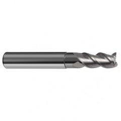 3/4" Dia. - 4" OAL - 3 FL Variable Helix Bright Carbide End Mill - Makers Industrial Supply