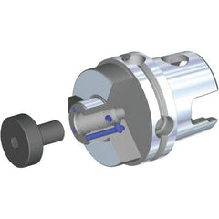 Kennametal - KM50TS Taper Shank 3/4" Pilot Diam Shell Mill Holder - 26mm Flange to Nose End Projection, 37mm Nose Diam - Exact Industrial Supply