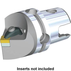 Kennametal - Neutral Cut, Size KM40, SN.. Insert Compatiblity, Modular Turning & Profiling Cutting Unit Head - 45mm Head Length, Through Coolant, Series Kenclamp - Makers Industrial Supply