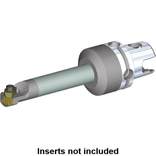 Kennametal - NG2L Insert, 110mm Head Length, Modular Grooving Cutting Unit Head - Right Hand Cut, System Size KM40, Through Coolant, Series Top Notch - Makers Industrial Supply