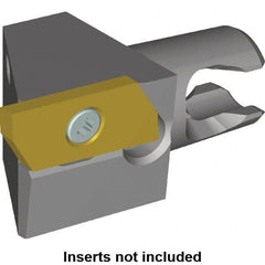 Kennametal - Right Hand Cut, Size KM16, KPJ15ER.. Insert Compatiblity, Modular Turning & Profiling Cutting Unit Head - 10mm Ctr to Cutting Edge, 20mm Head Length, Series KM Micro & Kenna Precision - Makers Industrial Supply