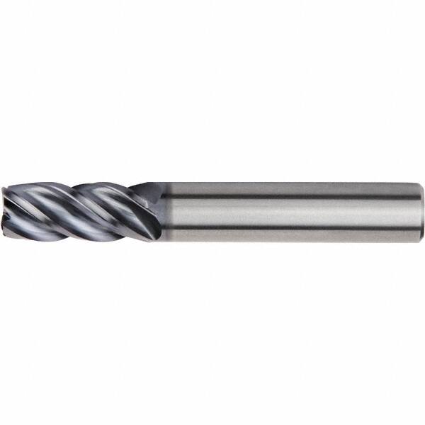 Kennametal - 14mm, 4 Flute, Single End, Solid Carbide, Corner Chamfer End Mill - 83mm OAL, 38° Helix, Right Hand Flute, 26mm LOC, Right Hand Cut - Makers Industrial Supply