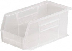 Akro-Mils - 30 Lb. Load Capacity, 10-7/8" Deep, Clear Polymer Hopper Stacking Bin - 5" High x 5-1/2" Wide x 10-7/8" Long - Makers Industrial Supply