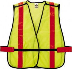 Ergodyne - One Size Fits Most High Visibility Orange Mesh General Purpose Vest - Hook & Loop Closure, Polyester - Makers Industrial Supply