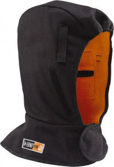 Ergodyne - Black, Underneath Hard Hat Winter Liner - Shoulder Length, 2 Layer - Makers Industrial Supply