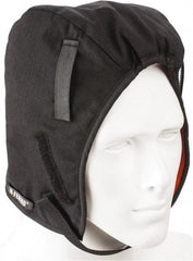 Ergodyne - Black, Underneath Hard Hat Winter Liner - Regular Length, 2 Layer - Makers Industrial Supply