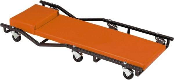 Whiteside - 570 Lb Capacity, 6 Wheel Creeper - Steel, 40" Long x 3-3/4" High x 17" Wide - Makers Industrial Supply