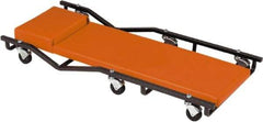 Whiteside - 570 Lb Capacity, 6 Wheel Creeper - Steel, 40" Long x 3-3/4" High x 17" Wide - Makers Industrial Supply