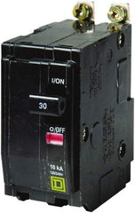 Square D - 30 Amp, 240 VAC, 2 Pole, Bolt On Miniature Circuit Breaker - 14-8 AWG - Makers Industrial Supply