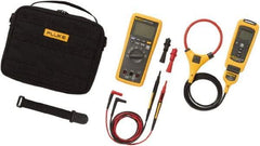 Fluke - 5 Piece, FC Wireless AC Current Clamp Kit - 1,000 Volt Max, LCD Display - Makers Industrial Supply