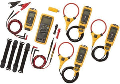 Fluke - 9 Piece, FC Series Wireless Multimeter Kit - 1,000 Volt Max, LCD Display - Makers Industrial Supply