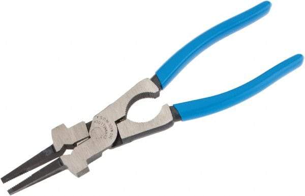 Channellock - 9" OAL, 69mm Jaw Length, Welding Pliers - Serrated Jaw, Plastisol Handles - Makers Industrial Supply