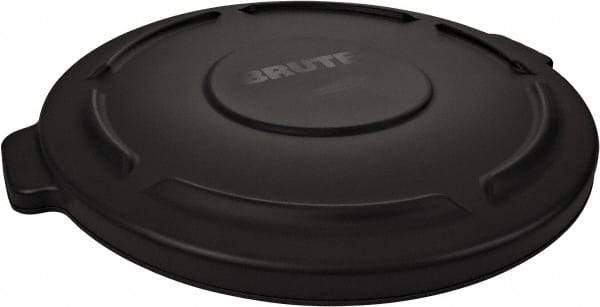 Rubbermaid - Round Lid for Use with 55 Gal Round Trash Cans - Black, For Brute Trash Cans - Makers Industrial Supply