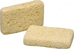 Ability One - 4-3/8" Long x 1.38" Wide x 1" Thick Scouring Sponge - Non-Abrasive, Tan - Makers Industrial Supply